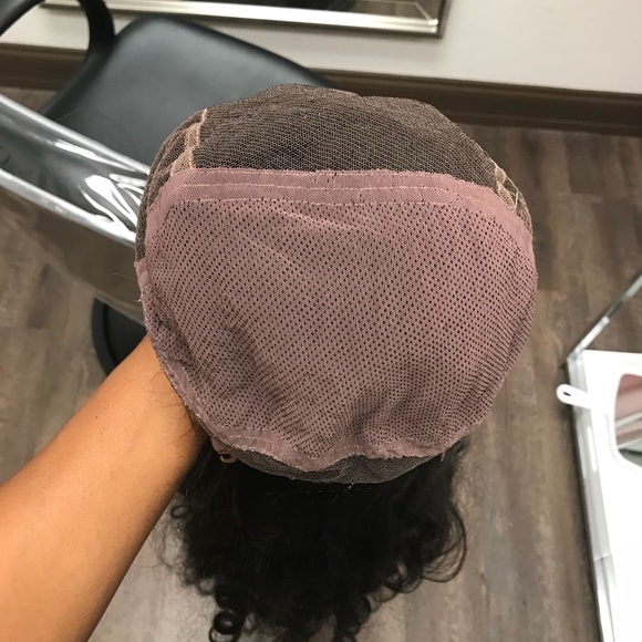 28 inch Full lace human hair natural wave wig - Picture 6 of 7